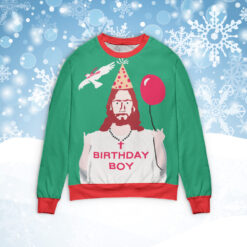 Jesus Birthday boy Christmas sweater
