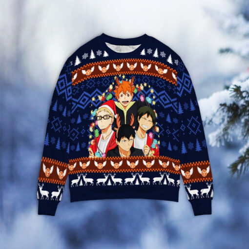 Haikyuu Christmas sweater $39.95