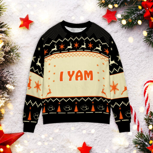 I yam Christmas sweater $39.95