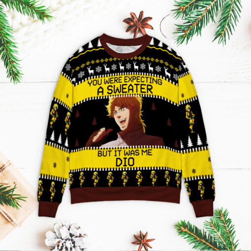 It was me Dio Brando Christmas sweater $39.95 it was me dio brando Christmas sweaterM