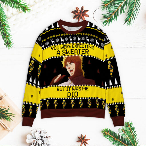 It was me Dio Brando Christmas sweater $39.95 it was me dio brando Christmas sweaterM