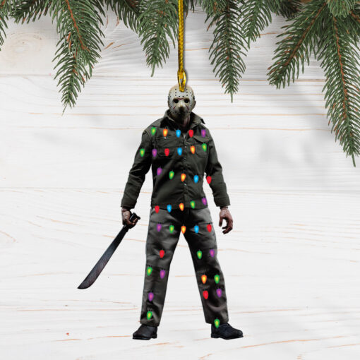 Jason Voorhees Christmas ornament