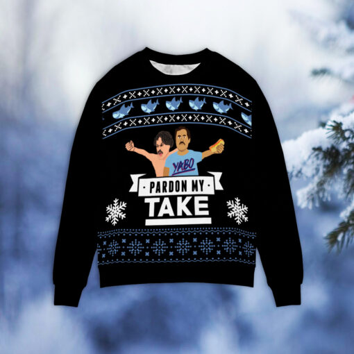 Pardon my take Christmas sweater $39.95