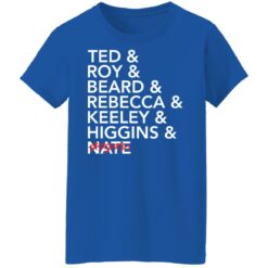 Tea and roy and beard and rebecca and keeley and higgins and nate shirt $19.95 redirect11012021091130 9