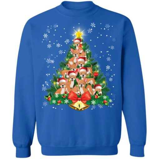 Chihuahua Christmas tree sweater $19.95