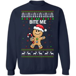 Gingerbread Bite me Christmas sweater $19.95