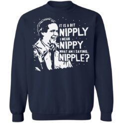 It is a bit Nipply i mean Nippy what am i saying Nipple Christmas sweater $19.95