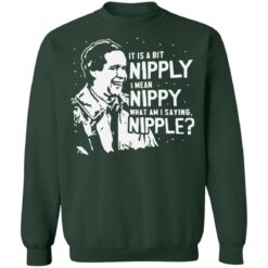 It is a bit Nipply i mean Nippy what am i saying Nipple Christmas sweater $19.95