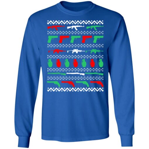 Gun grenade all my favorite things Christmas sweater $19.95 redirect11012021231152 1