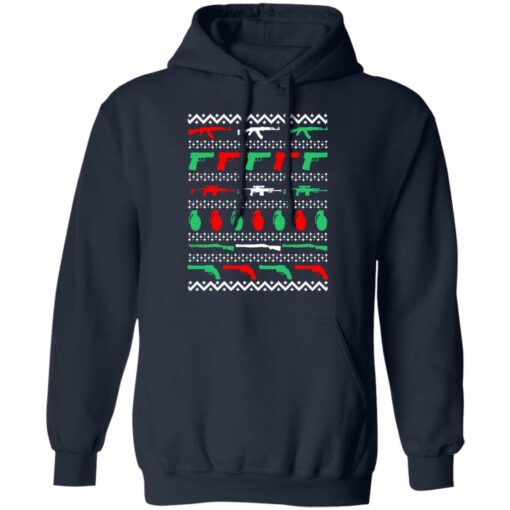 Gun grenade all my favorite things Christmas sweater $19.95