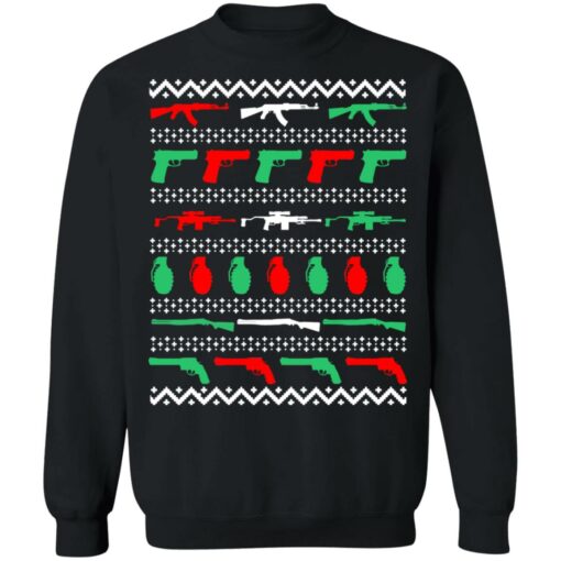 Gun grenade all my favorite things Christmas sweater $19.95 redirect11012021231152 6