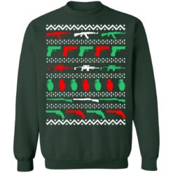 Gun grenade all my favorite things Christmas sweater $19.95