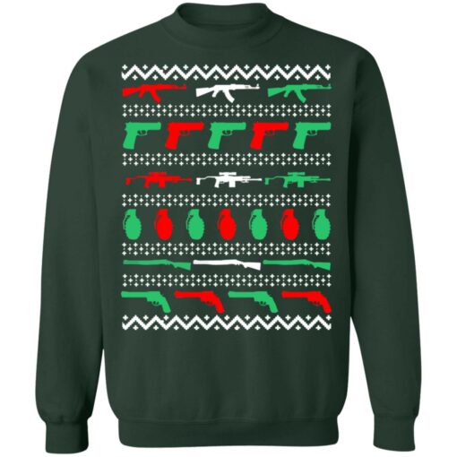 Gun grenade all my favorite things Christmas sweater $19.95 redirect11012021231152 8