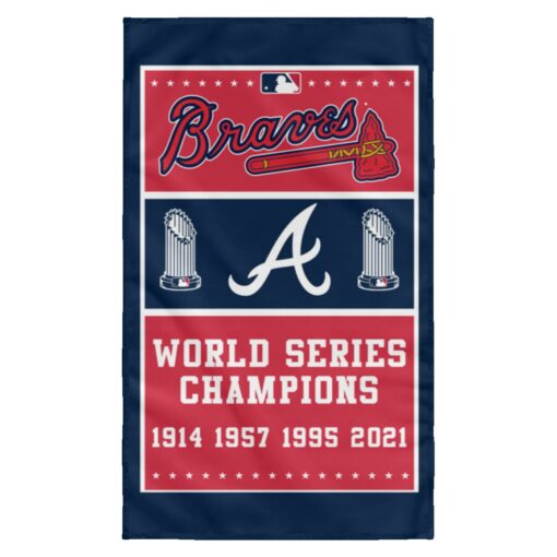 Braves World Series Champions 2021 wall flag $27.45