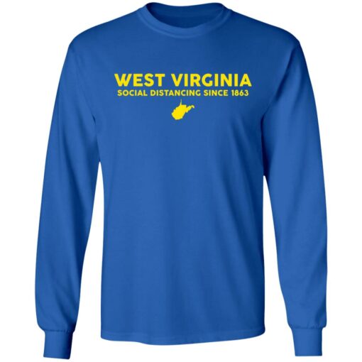 West virginia social distancing since 1863 shirt $24.95