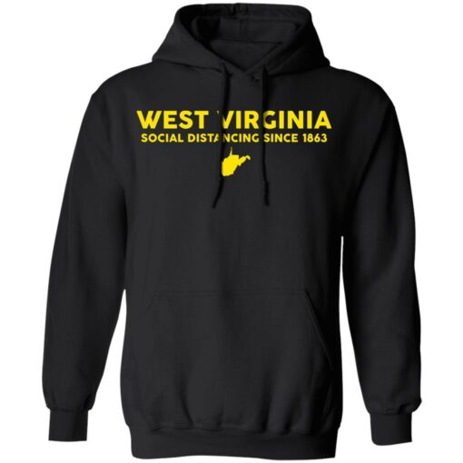 West virginia social distancing since 1863 shirt $24.95