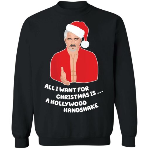 Paul Hollywood all i want for Christmas is a hollywood handshake Christmas sweater $19.95 redirect11052021031129 4