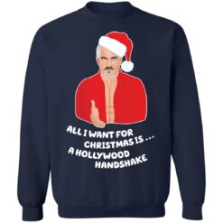 Paul Hollywood all i want for Christmas is a hollywood handshake Christmas sweater $19.95