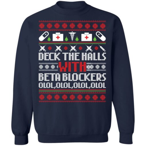 Deck the halls with beta blockers Christmas sweater $19.95 redirect11052021061120 7