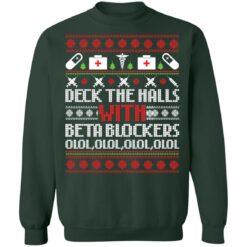 Deck the halls with beta blockers Christmas sweater $19.95