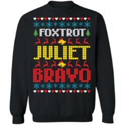 Foxtrot Juliet Bravo FJB Christmas Sweater