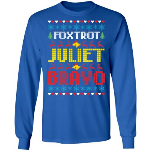 Foxtrot Juliet Bravo FJB Christmas Sweater $19.95 redirect11082021091117