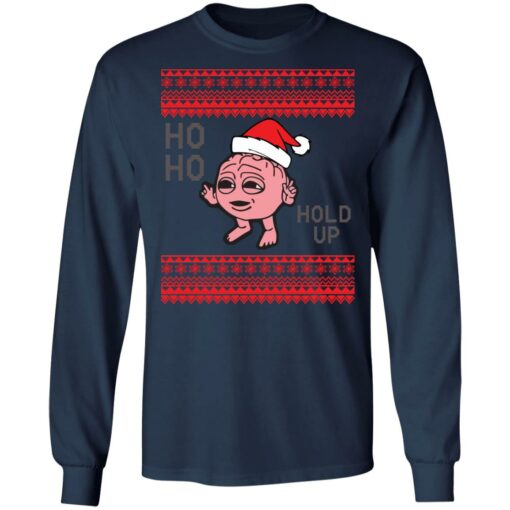 Ho ho hold up Christmas sweater $19.95