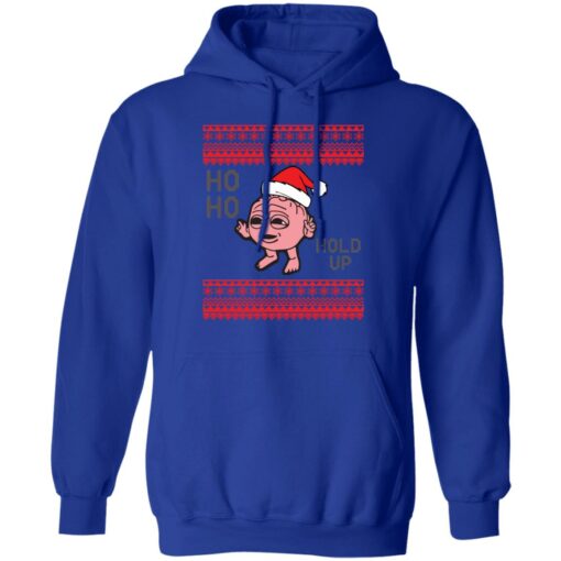Ho ho hold up Christmas sweater $19.95