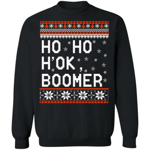 Ho Ho H'ok Boomer Christmas sweater $19.95 redirect11092021001110 6