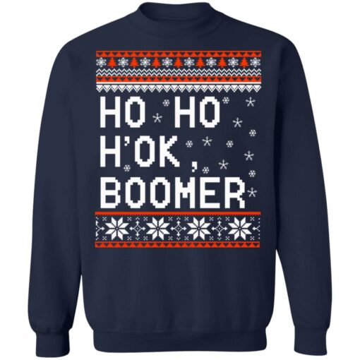 Ho Ho H'ok Boomer Christmas sweater $19.95