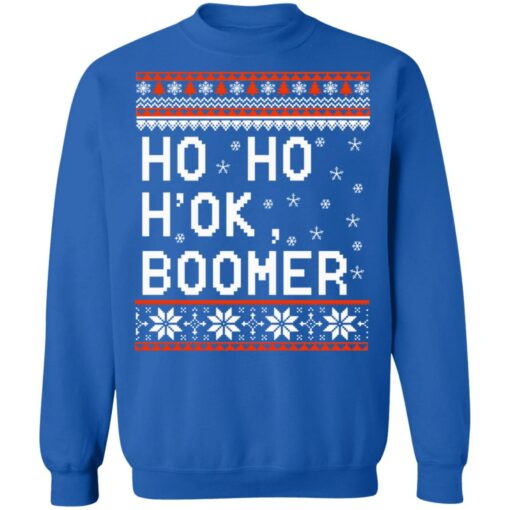 Ho Ho H'ok Boomer Christmas sweater $19.95