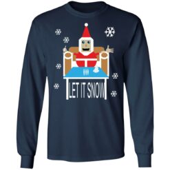 Coca*ne Santa let it snow Christmas sweater $19.95