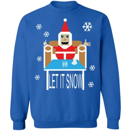 Coca*ne Santa let it snow Christmas sweater $19.95