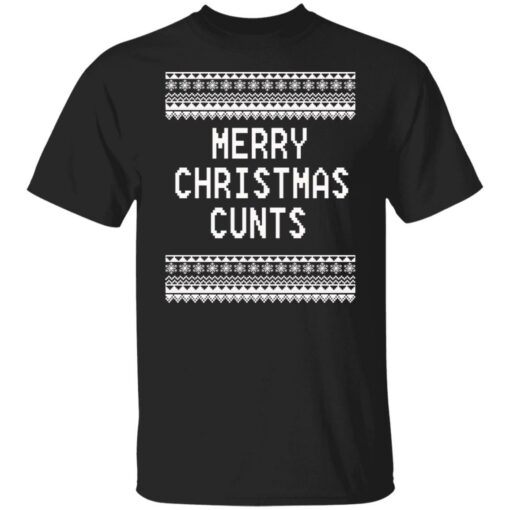 Merry Christmas Cunts Christmas sweater $19.95 redirect11092021221118 10