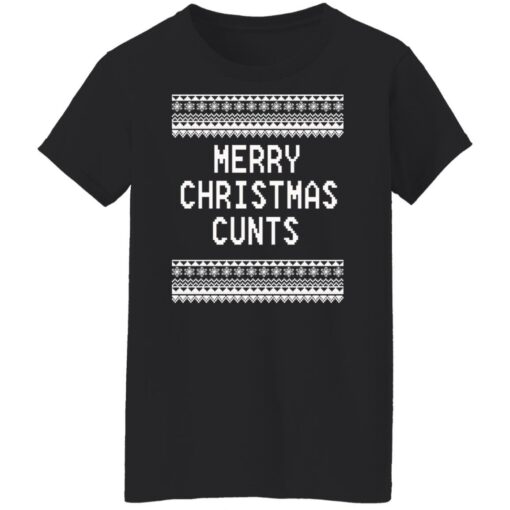 Merry Christmas Cunts Christmas sweater $19.95 redirect11092021221118 11