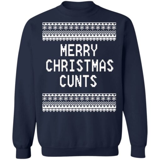 Merry Christmas Cunts Christmas sweater $19.95 redirect11092021221118 6
