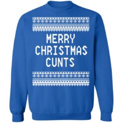 Merry Christmas Cunts Christmas sweater $19.95 redirect11092021221118 9