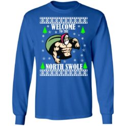 Santa Gym welcome to the north swole Christmas sweater $19.95