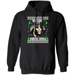 Santa Gym welcome to the north swole Christmas sweater $19.95