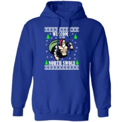 Santa Gym welcome to the north swole Christmas sweater $19.95 redirect11102021001137 5
