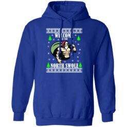 Santa Gym welcome to the north swole Christmas sweater $19.95