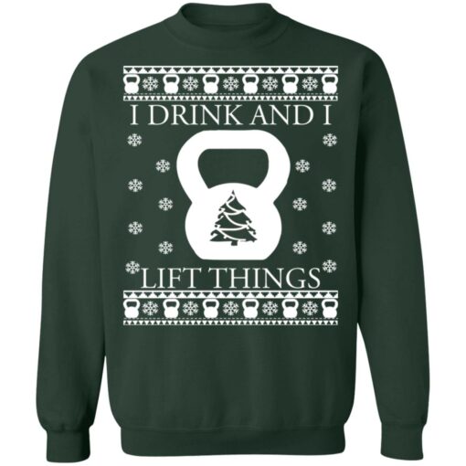 I drink and i lift things Christmas sweater $19.95 redirect11102021001149 4