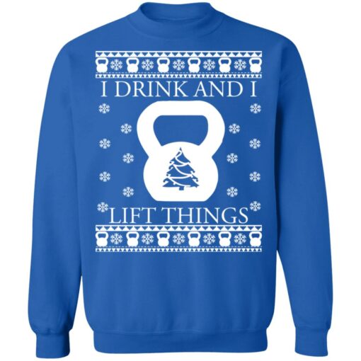 I drink and i lift things Christmas sweater $19.95 redirect11102021001149 5