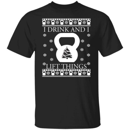 I drink and i lift things Christmas sweater $19.95 redirect11102021001149 6