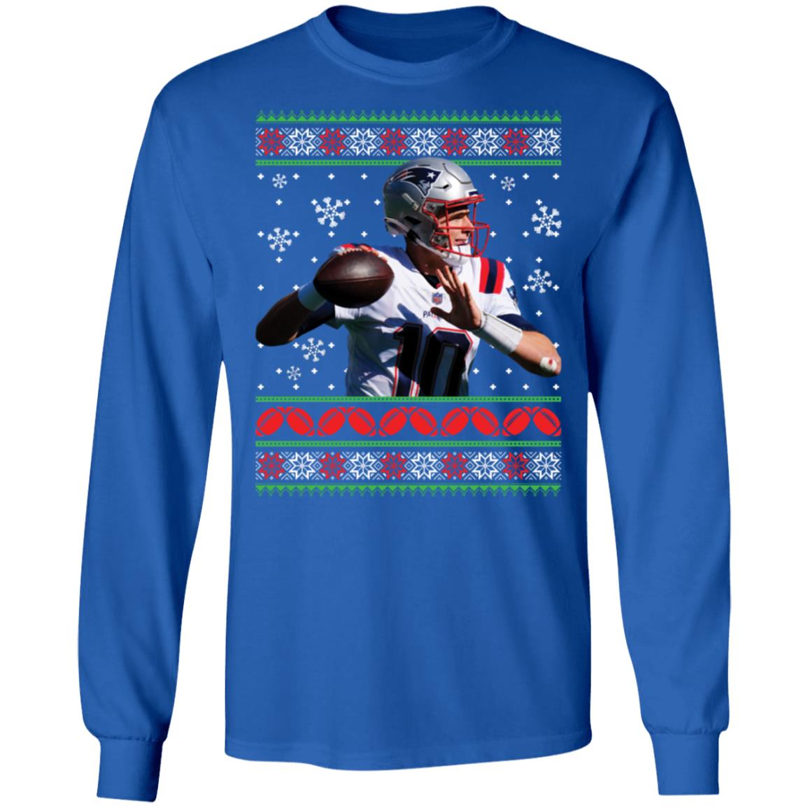 Mac Jones Christmas sweater - Lelemoon
