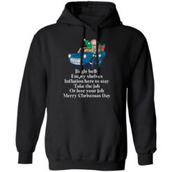 Joe Biden jingle bells empty shelves inflation Christmas sweater $19.95