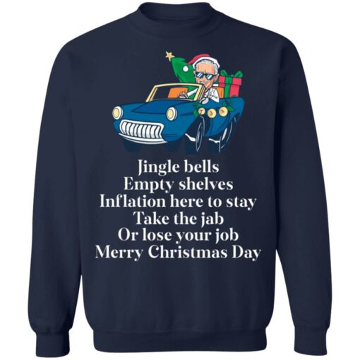 Joe Biden jingle bells empty shelves inflation Christmas sweater $19.95 redirect11102021051107 7