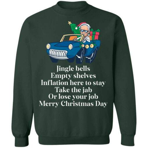 Joe Biden jingle bells empty shelves inflation Christmas sweater $19.95 redirect11102021051107 8
