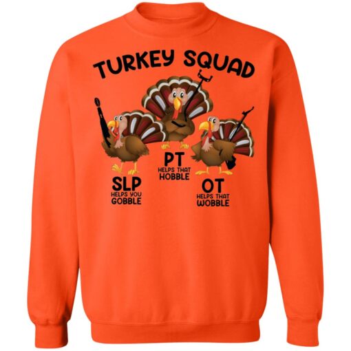Turkey squad OT PT and SLP therapy shirt $19.95 redirect11102021061102 5