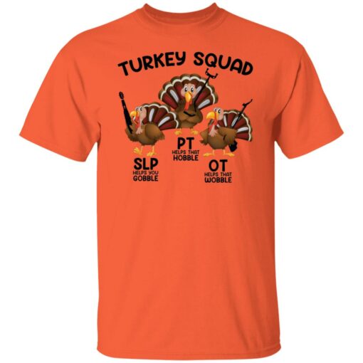 Turkey squad OT PT and SLP therapy shirt $19.95 redirect11102021061103